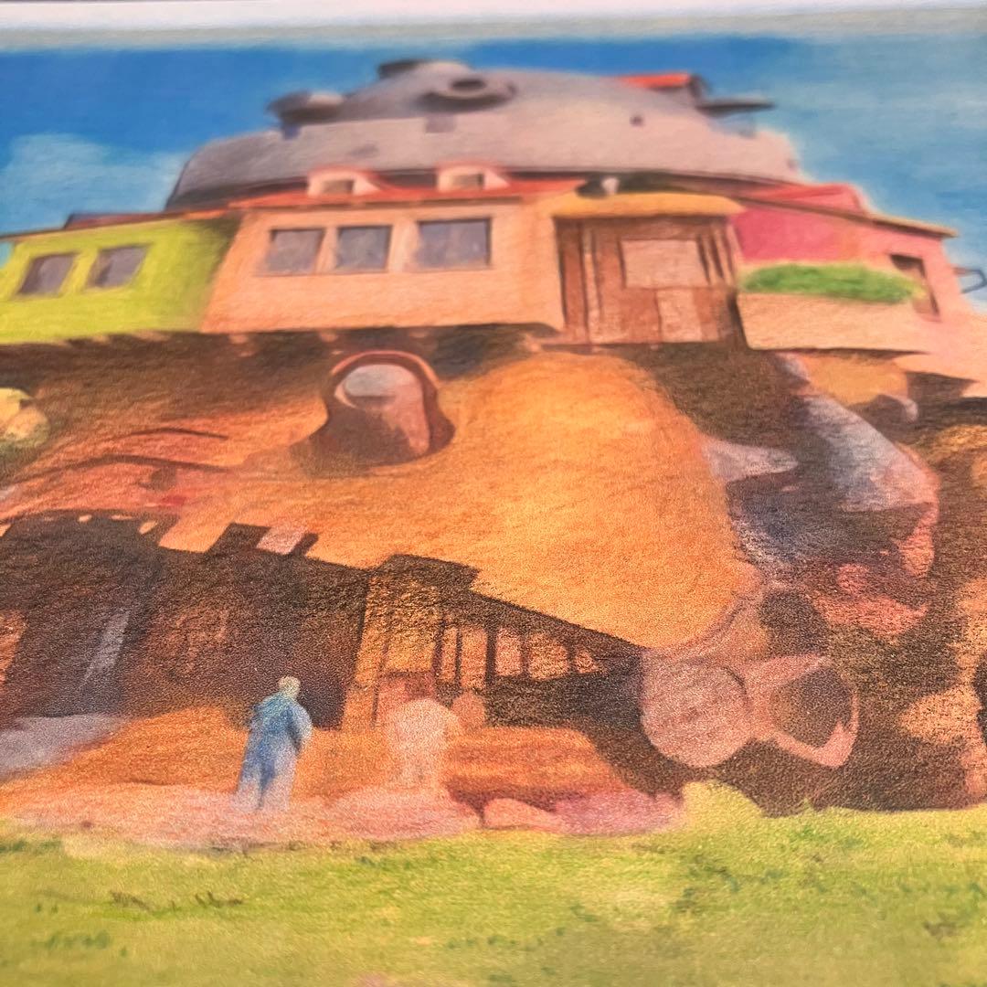 ジブリアート① 天空の城ラピュタより「ジャングルの古城」32.7㎝×24.0㎝