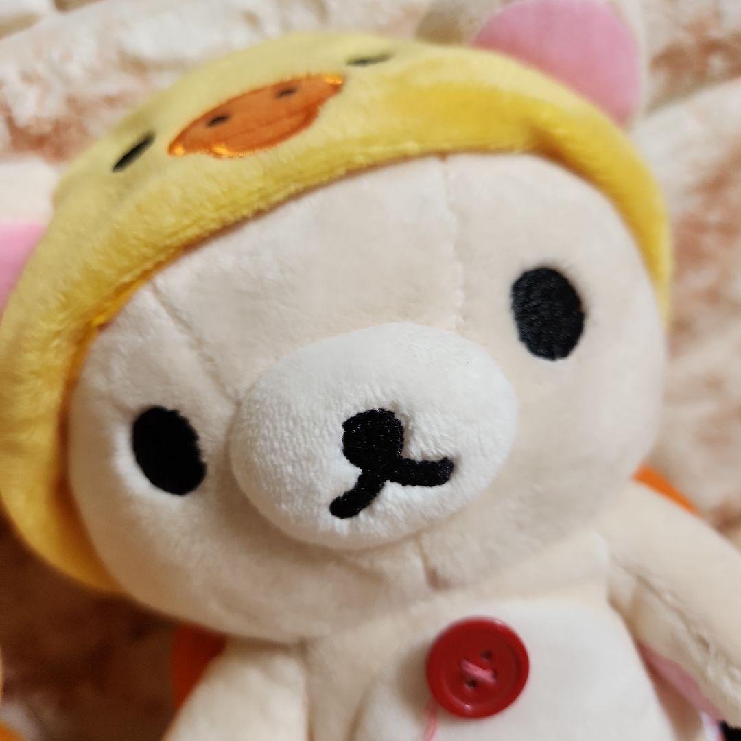 リラックマ　コリラックマ　くったりぬいぐるみ×キイロイトリフードリュック