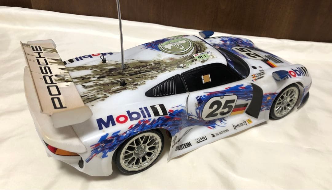 ジャンク品 タミヤ ポルシェ 911 GT1(プロポ付き)