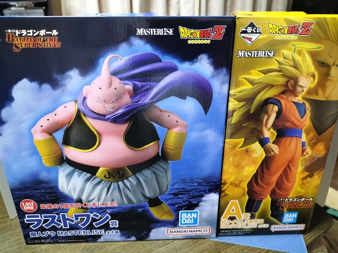 ドラゴンボール一番くじ　ラストワン賞　魔神ブウ・A賞　SS3孫悟空全14点セット