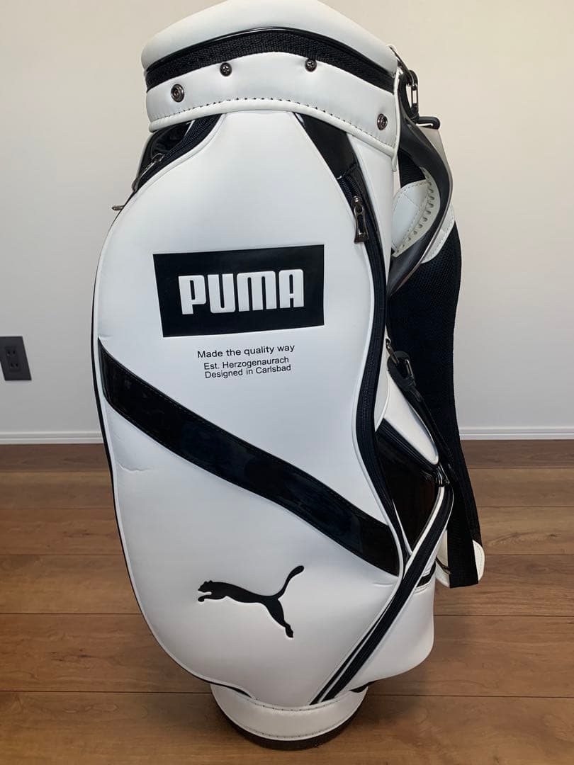 PUMA ゴルフバッグ ホワイト/ブラック