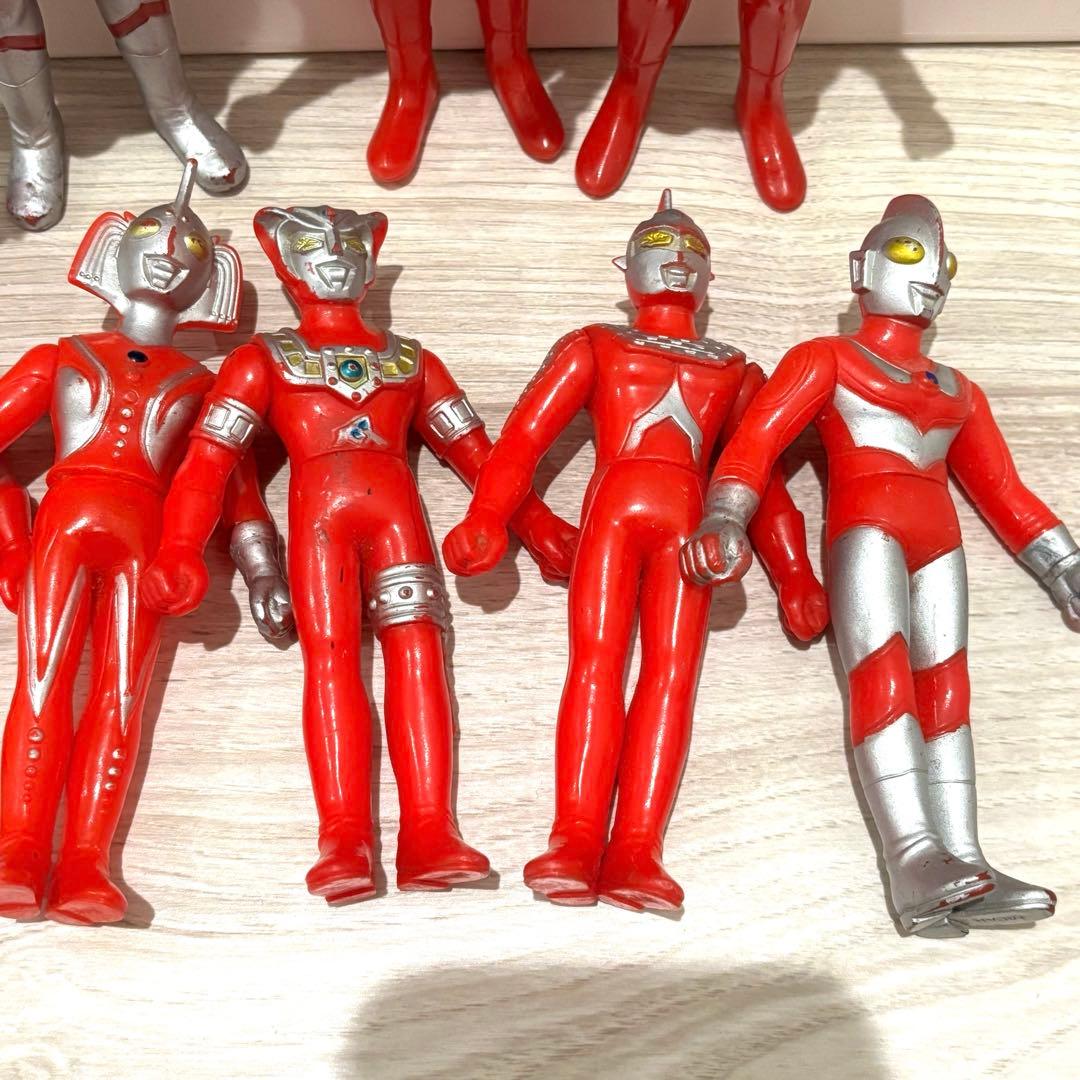 ウルトラマンシリーズ　ソフビ　年代物　日本製　まとめ売り