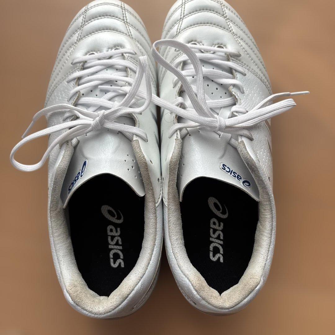 asics サッカースパイク 25.5cm 白 ディーエスライトアドバンス