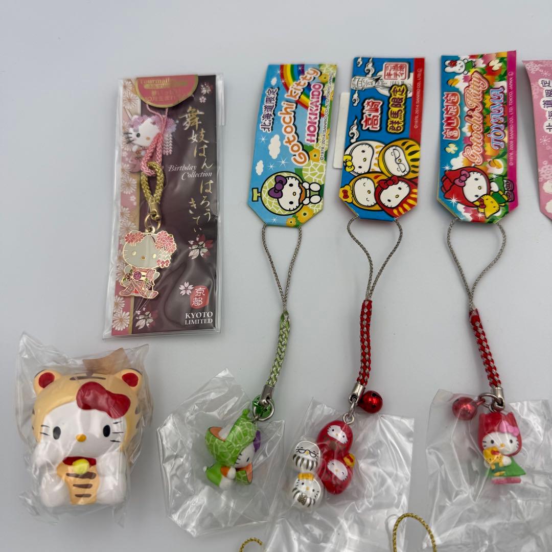 ご当地キティ根付けストラップまとめ売り