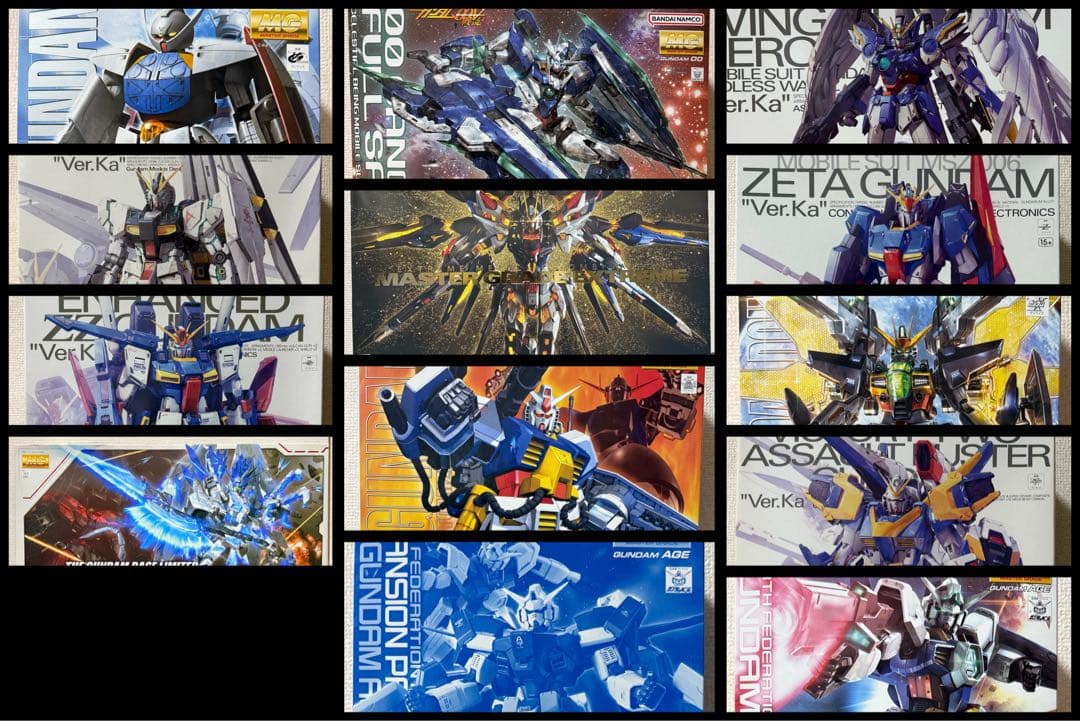 GW中まで最終値下げMG,MGEX 1/100 主人公 ガンプラ まとめ売り