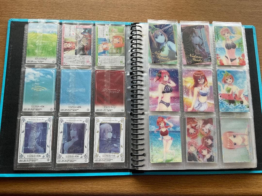 五等分の花嫁 カード・バインダー付き