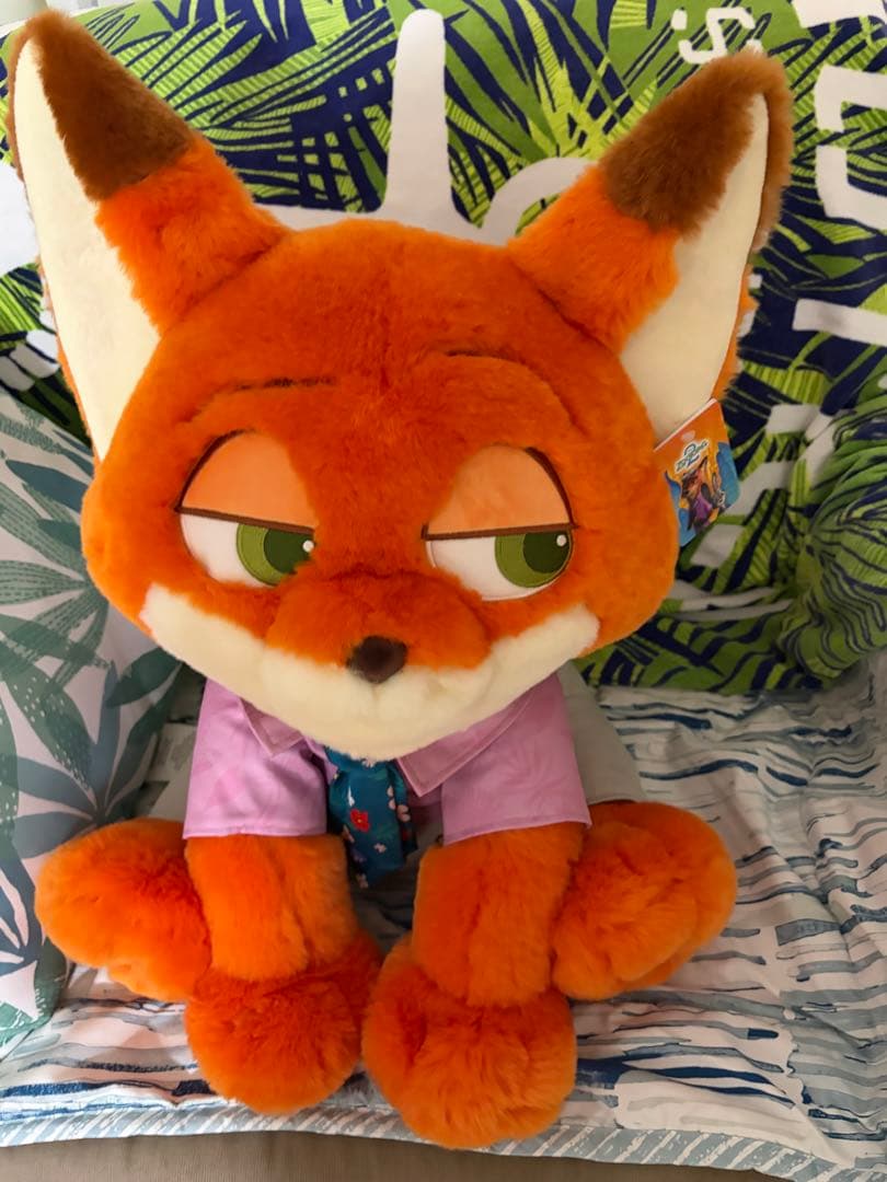 ズートピア2 ニック・ワイルド ぬいぐるみ ブランケット付