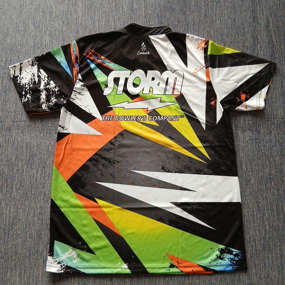 ✨新品✨ボウリングウェア　日本サイズXL　STORMグリーン　大きめ