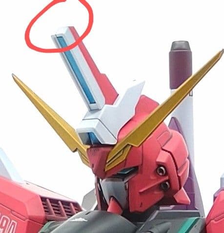 MG ∞ジャスティス ガンダム / 塗装済み　完成品