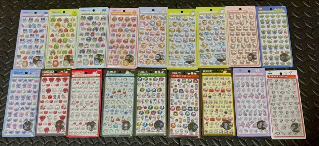 まとめ売り79枚　ボンボンドロップシール プチドロップ　シール帳完成品バインダー