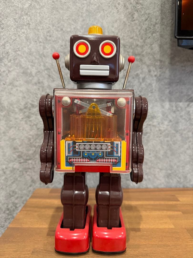 メタルハウス　ピストンロボットIII ブリキ　おもちゃ　アンティーク