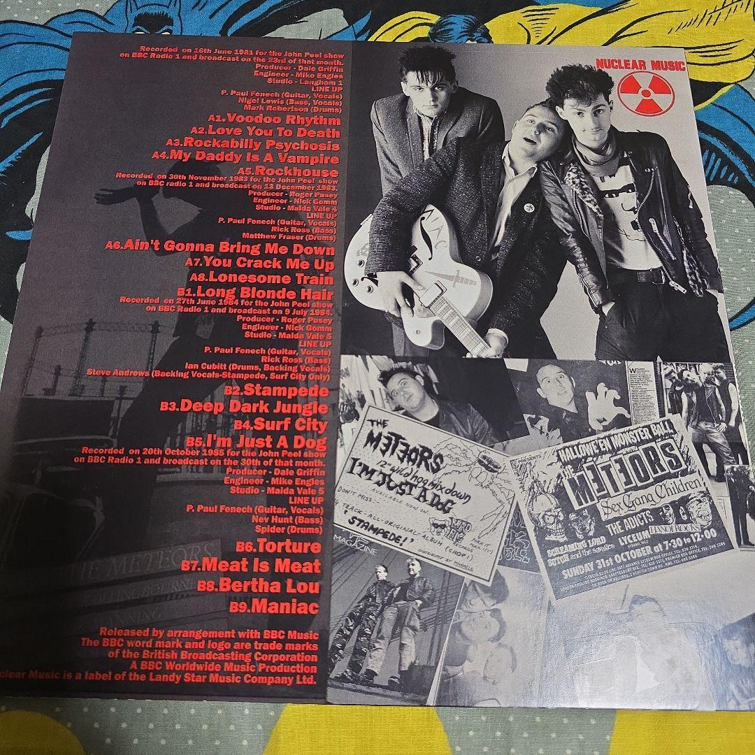 METEORS/JOHN PEEL SESSIONS 黒盤　サイコビリー