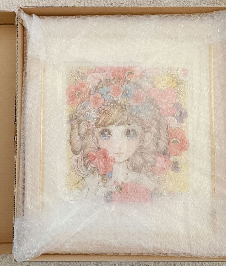 高橋真琴　複製原画 パリジェンヌ 薔薇の少女