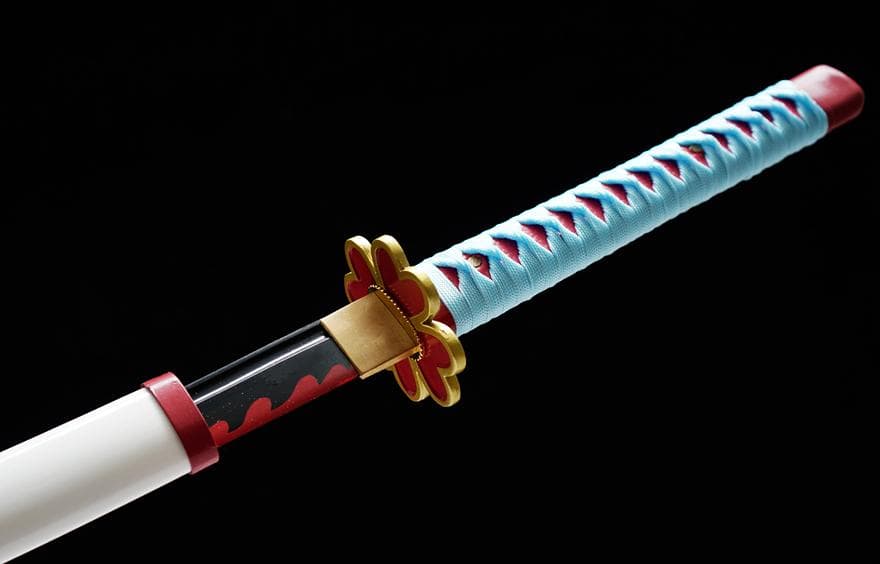 鬼滅シリーズ-甘露寺蜜璃 居合刀 武士道 武蔵 鑑賞用 手鍛造打