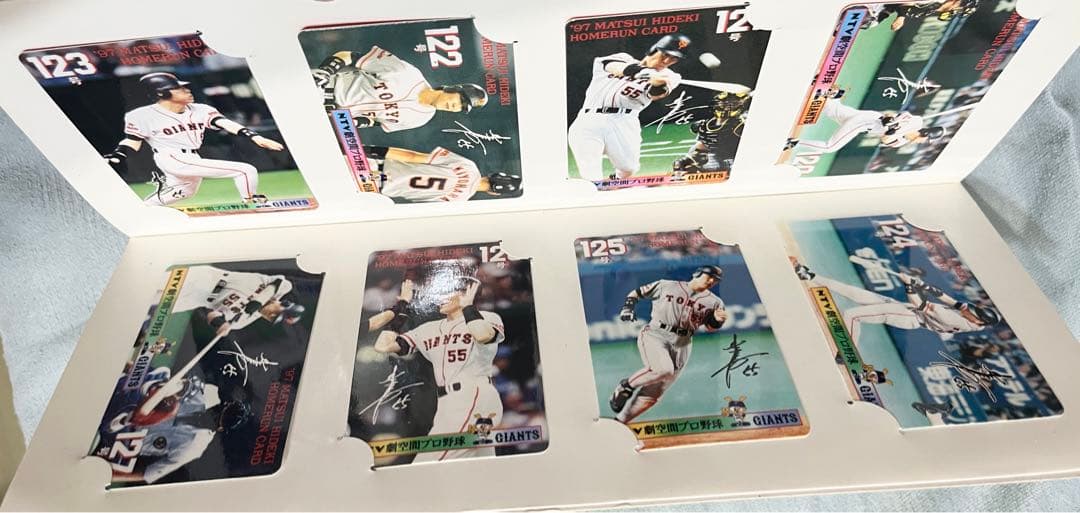 【全盛期•希少価値】松井秀喜ホームランカード 連番92号〜128号