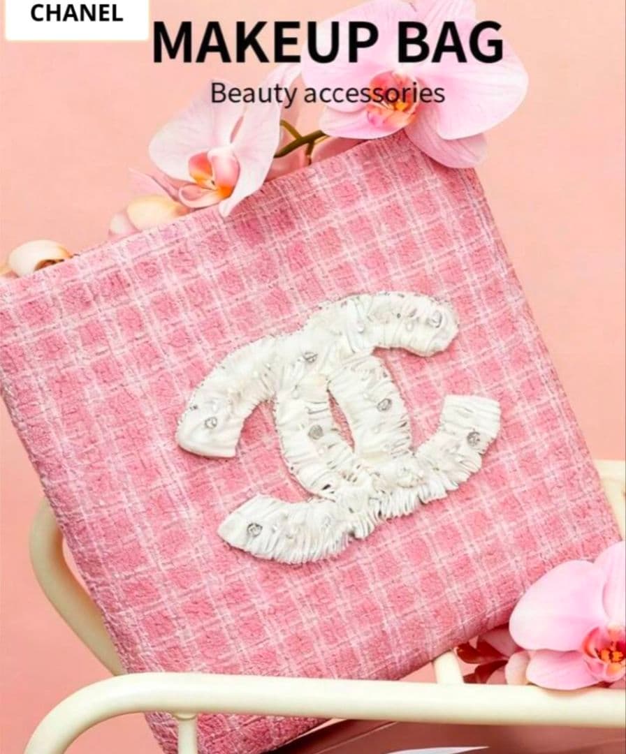 CHANEL メイクアップバッグ ピンク