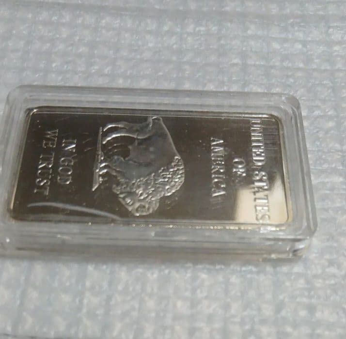インゴット銀メッキレプリカ