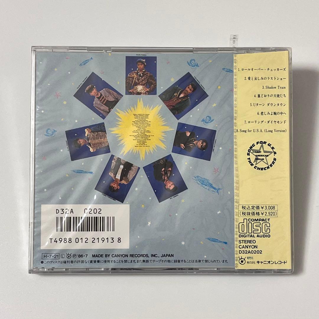 【新品・未開封・レア】チェッカーズ SONG FOR U.S.A. CD 映画