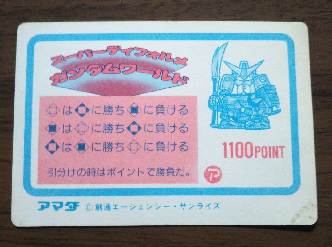 ガンダム GUNDAM カードダス アマダ ザク