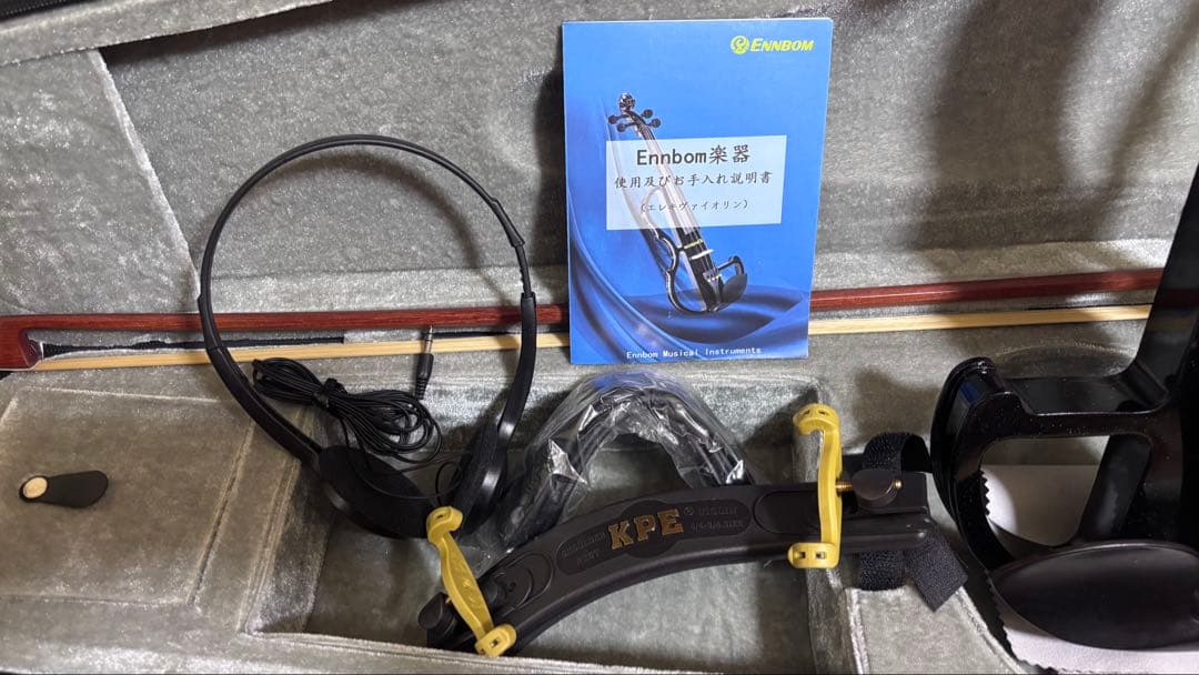 【美品】ENNBOM サイレントバイオリン HVPV-30 ブラック