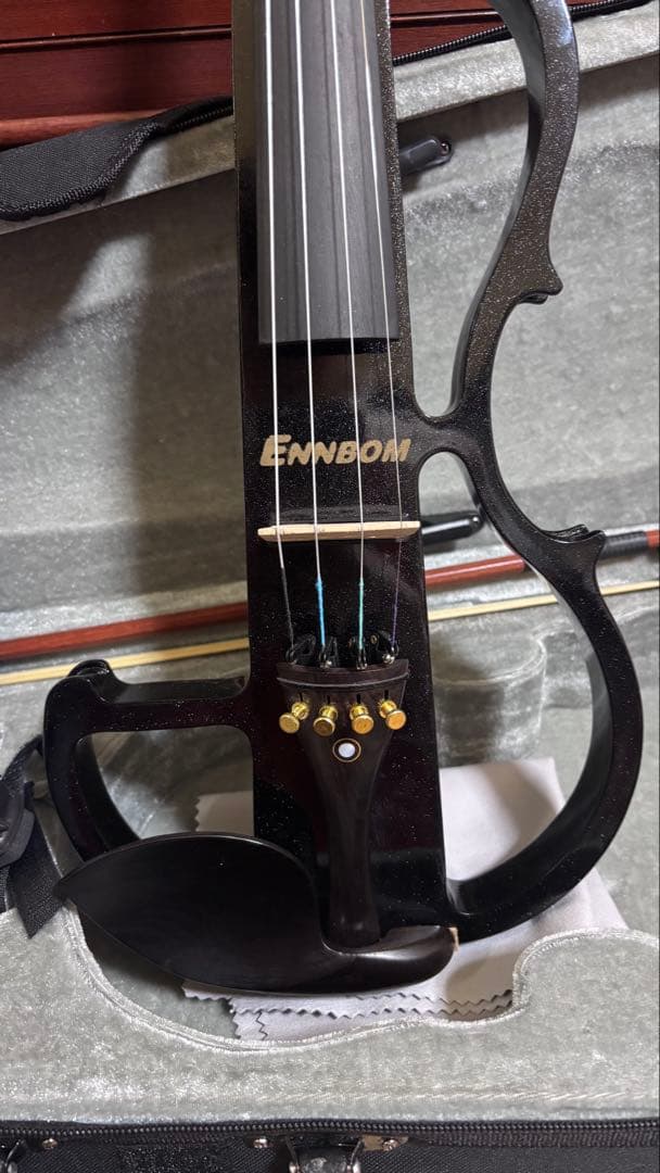 【美品】ENNBOM サイレントバイオリン HVPV-30 ブラック