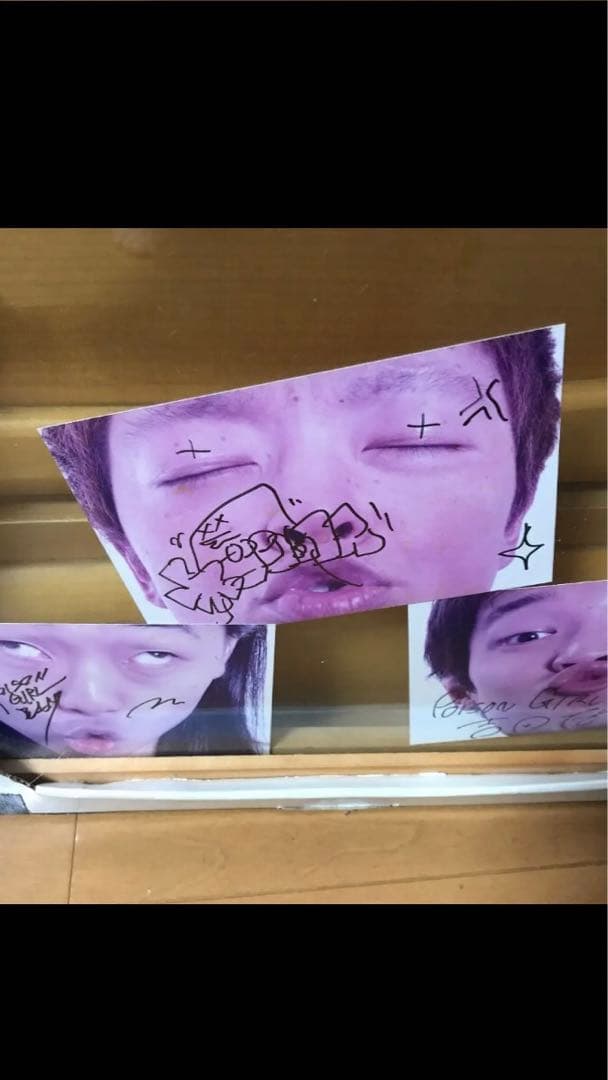 南海キャンディーズなど直筆サイン&生写真セット※額縁付き