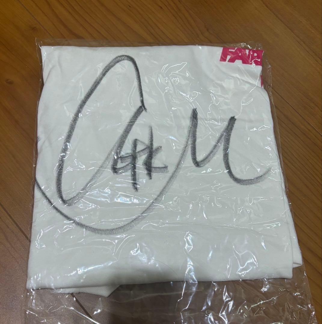 GENIC 増子敦貴 直筆サイン入りTシャツ HMV写真集イベント