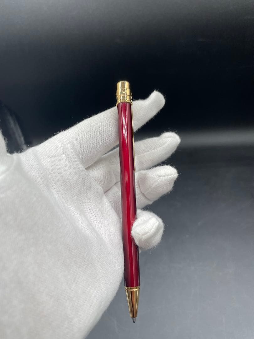 Cartier 赤 ボールペン