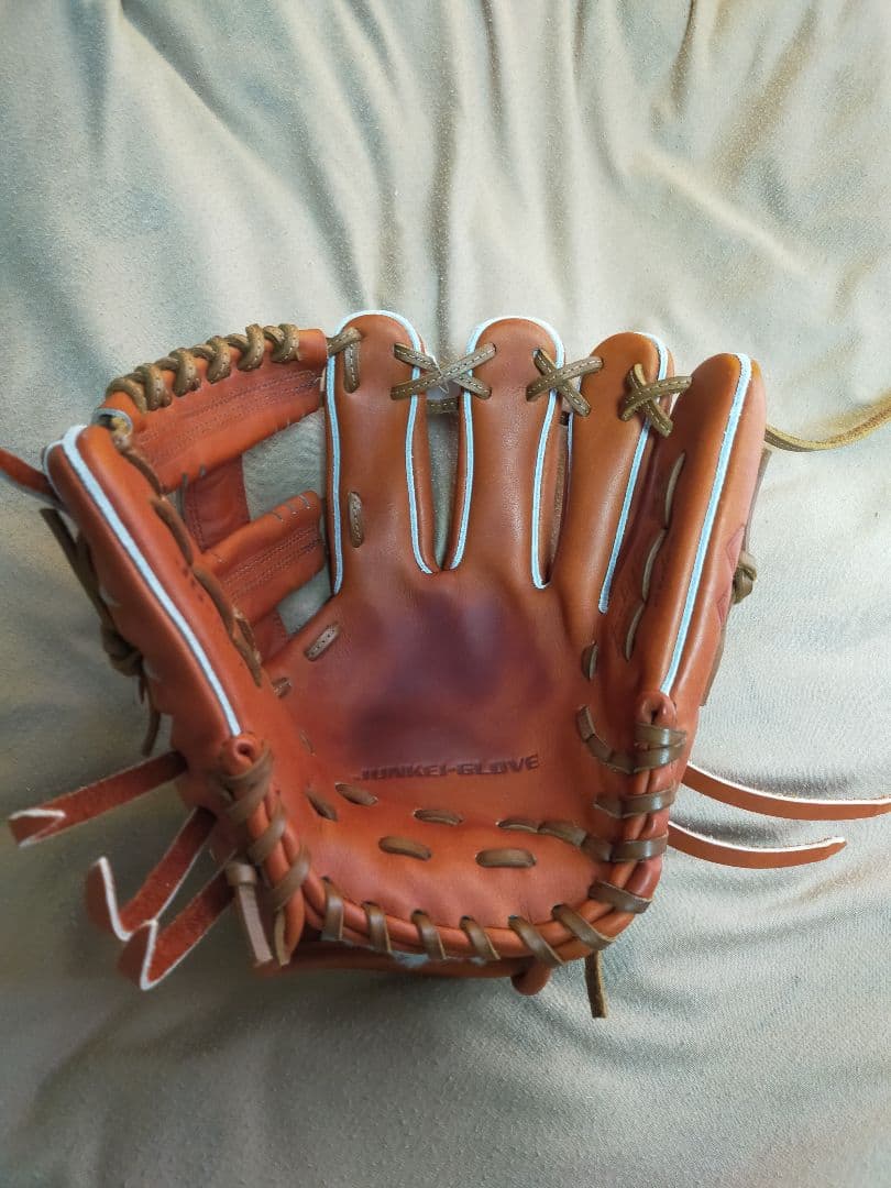 【新品】ジュンケイ 硬式内野手用グラブ セレクト和牛 レザーエンブレム 限定品