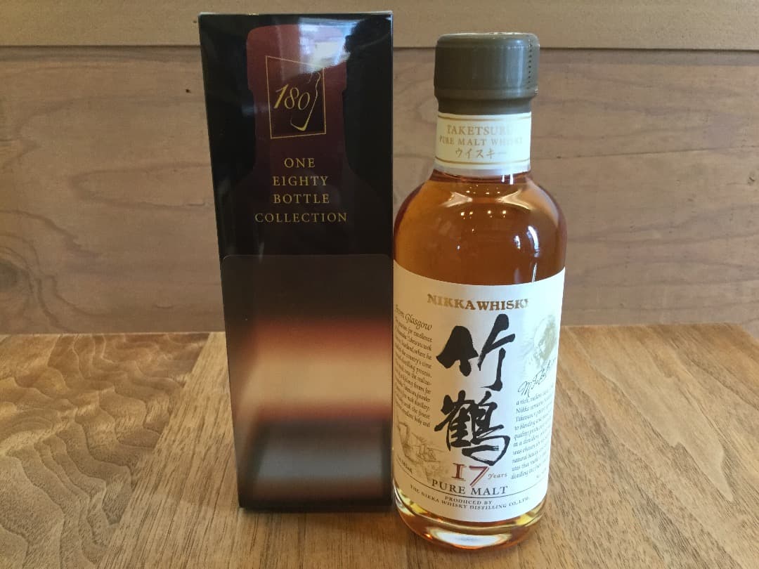 完全終売品 竹鶴17年180ml未開栓 珍しい箱付3本セット