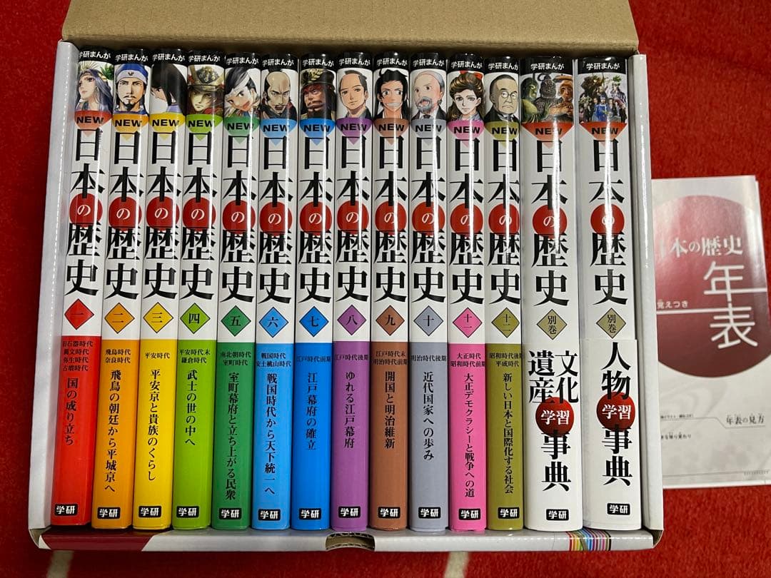 学研まんが　日本の歴史　全12巻＋別巻2巻17冊セット