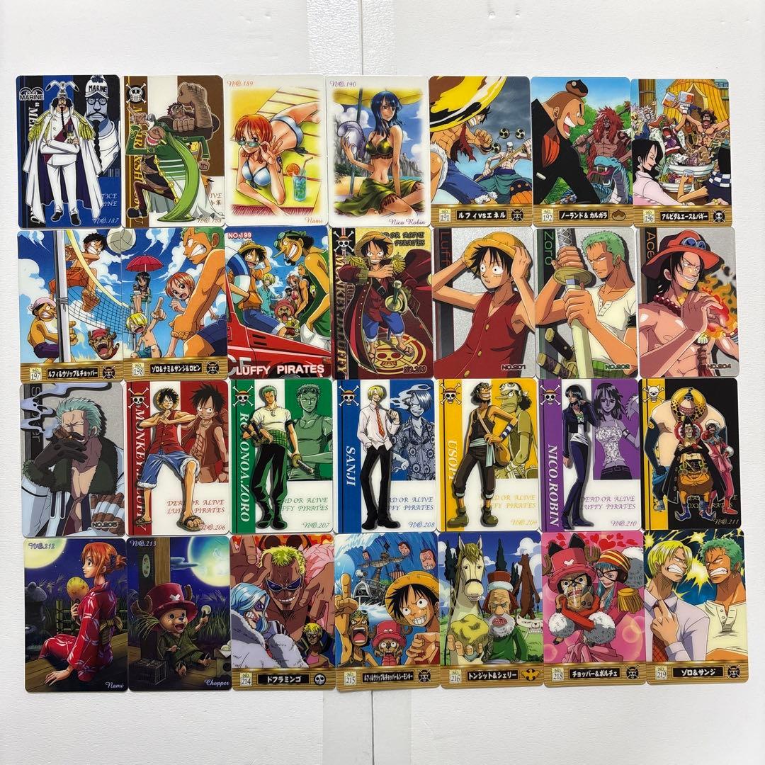 ワンピース　海賊王グミカード　192枚まとめ売り