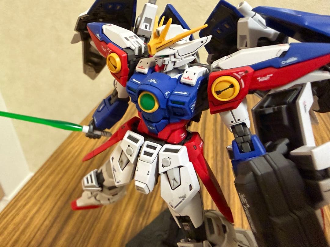 ネ*ル様 RG 1/144 ウイングガンダムゼロ 組立品 シール貼り付け・簡易塗
