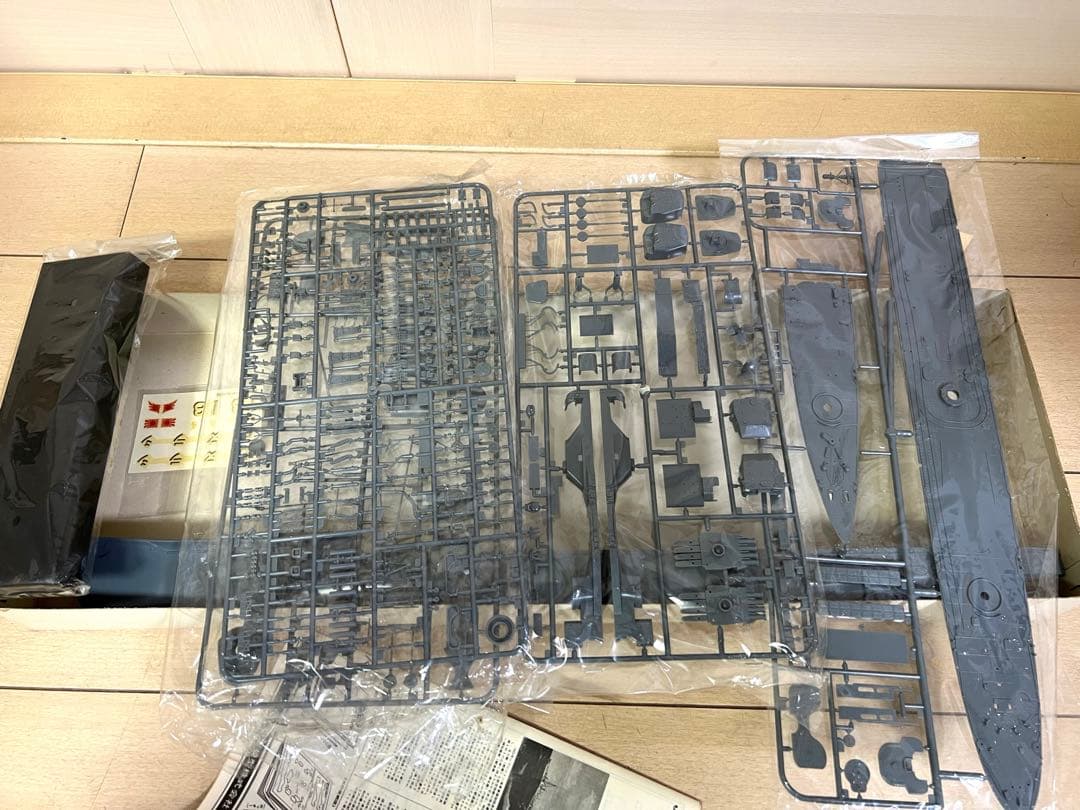 【超希少・未組み立て】ニチモ 1/200 旧日本海軍 駆逐艦 不知火 シラヌイ