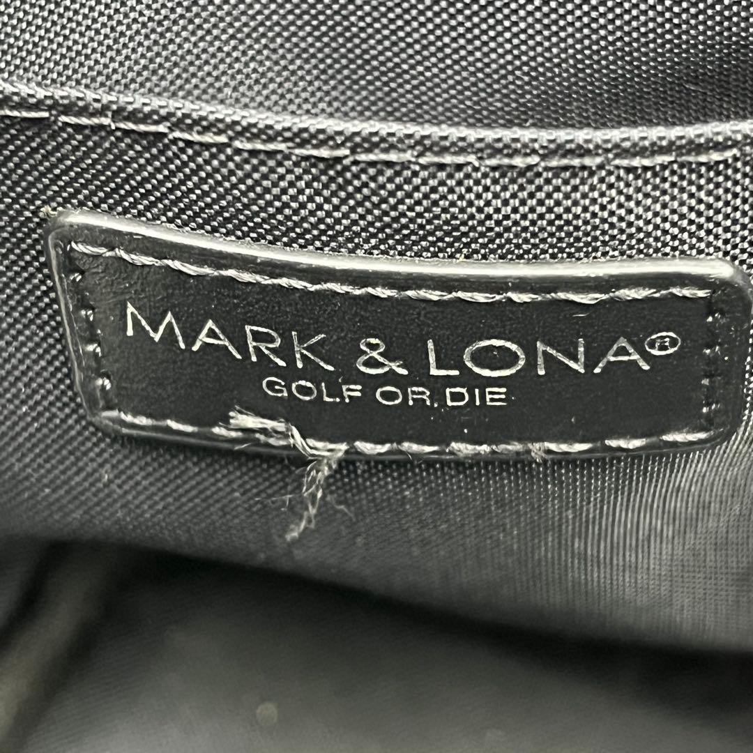 MARK&LONA マークアンドロナ ラウンドバッグ カートバッグ 迷彩ブラック