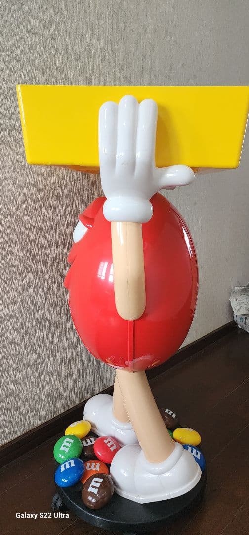 エムアンドエムズ　m&m's　非売品！特大ディスプレイ　(トレイ付)