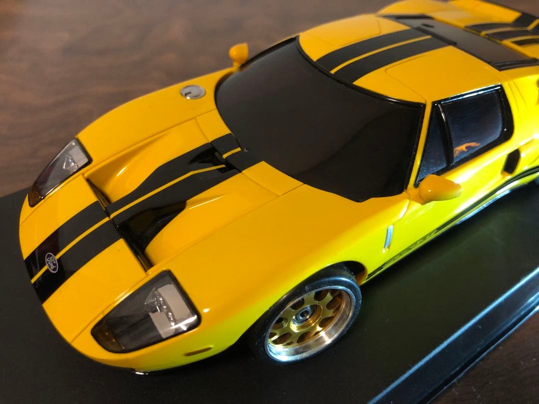 京商ミニッツ　フォードGT ラジコンFORD GTイエロー レア物バンブルビー色