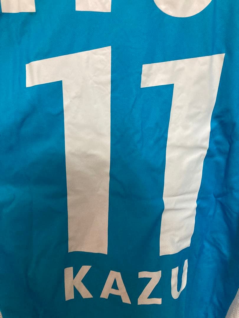 横浜FC 2006 2007ユニフォーム11 三浦知良 XO サイン入り　ホーム