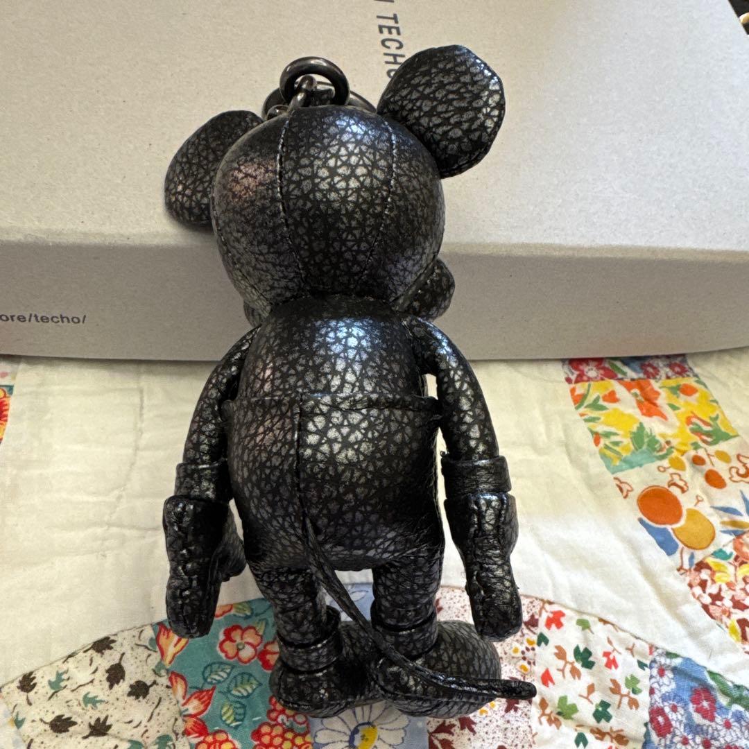 COACH ミッキーマウス ブラックキーホルダー 約14cm
