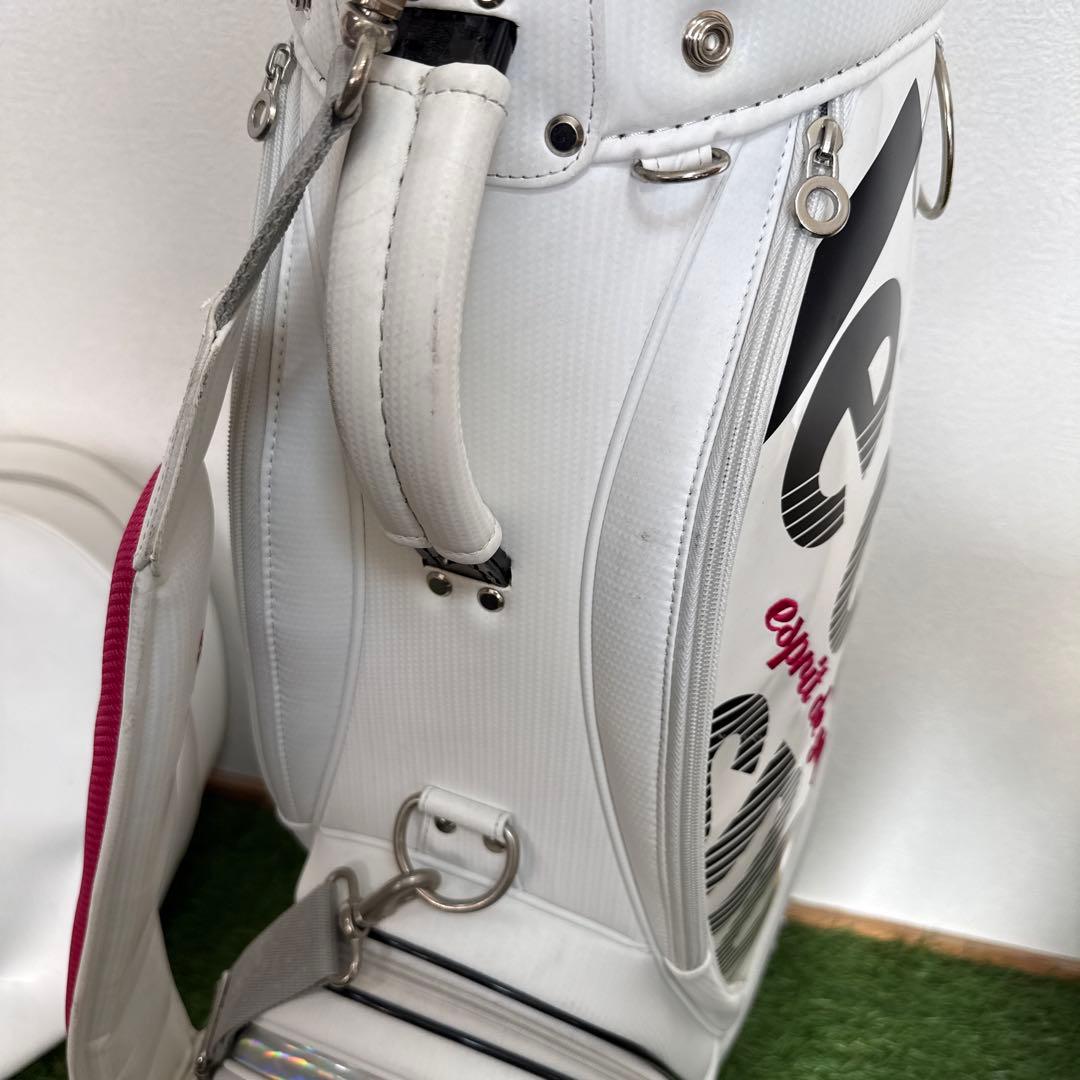 le coq sportif キャディバッグ ホワイト