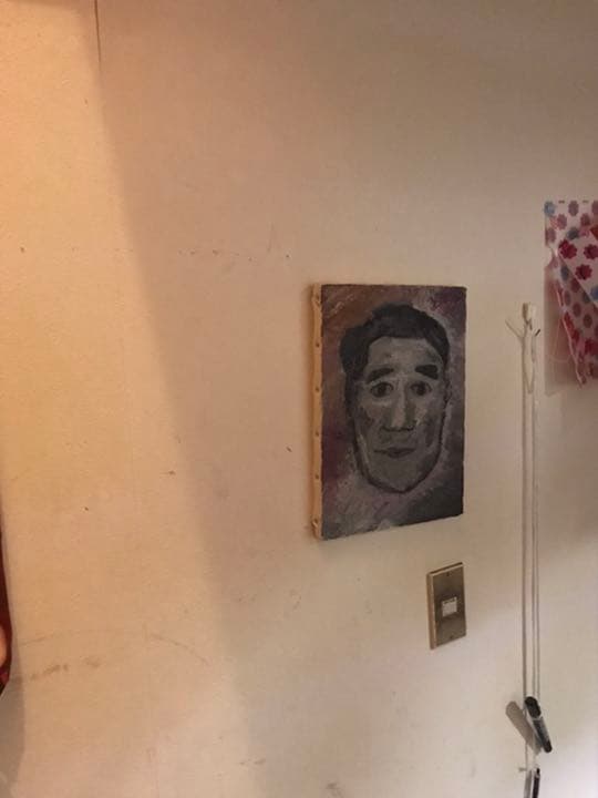 呪いの油絵