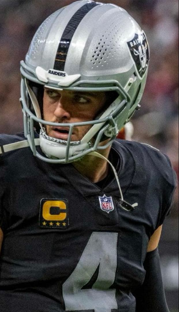 NFL RAIDERSレイダースCARRデレックカー オンフィールドジャージ M