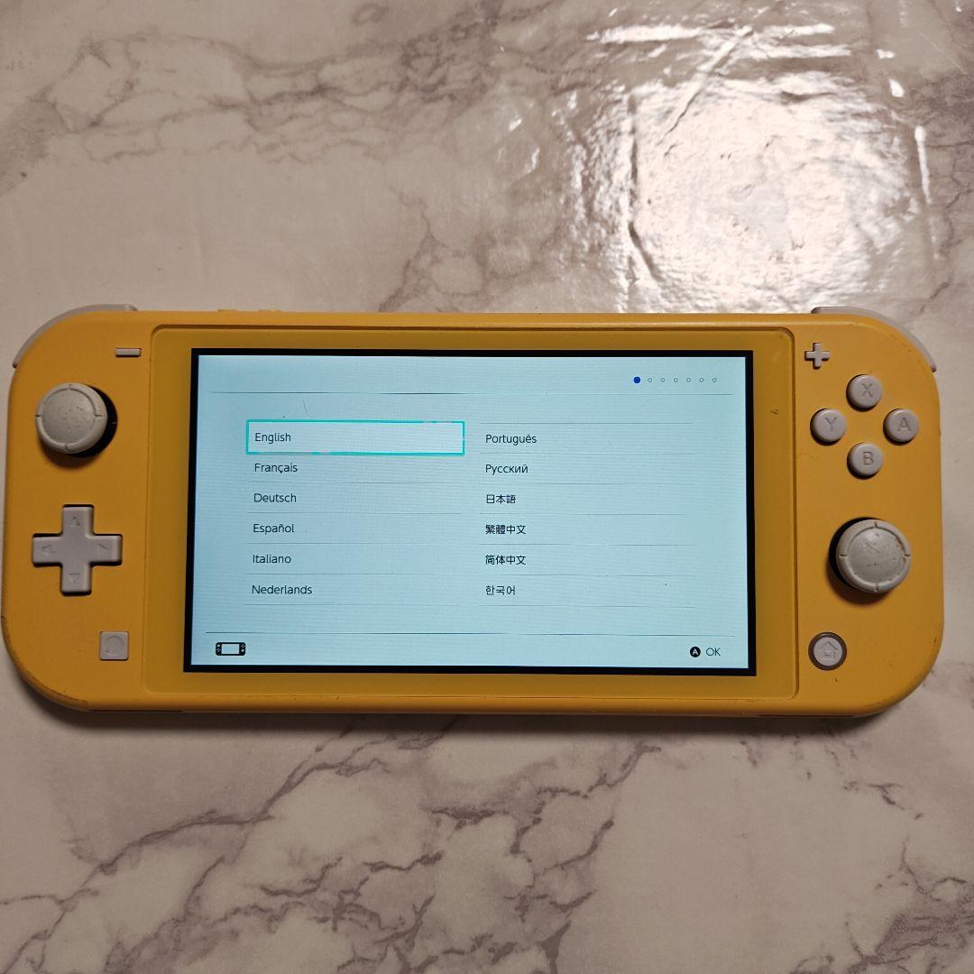 Nintendo Switch Lite イエロー 本体　ジャンク