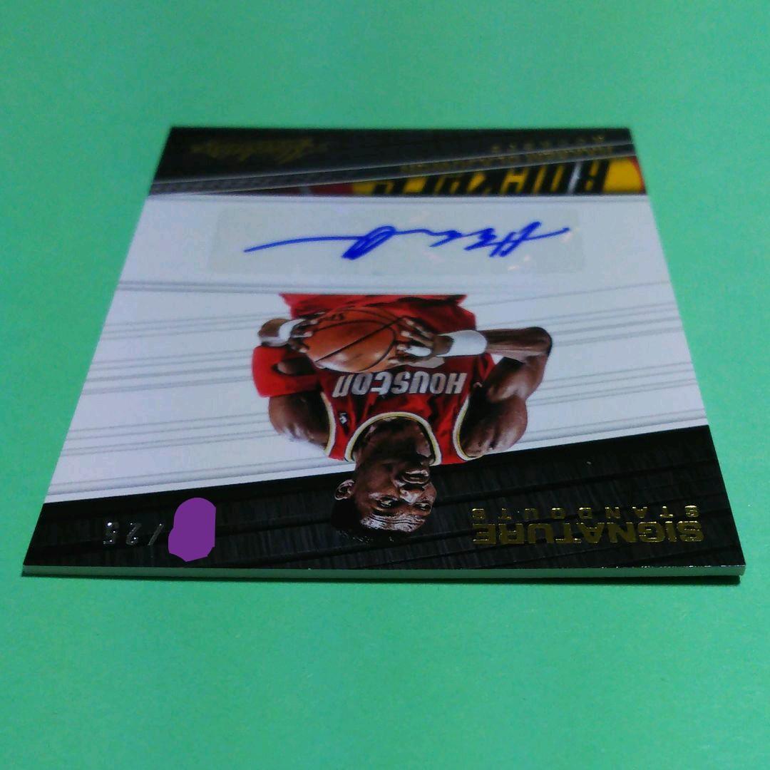 HAKEEM OLAJUWON　オラジュワン　直筆サインカード　AUTO　NBA