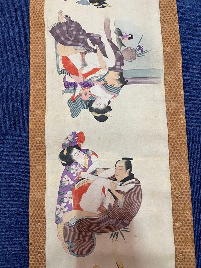 1466  骨董　古美術　春画　巻物　希少　時代物