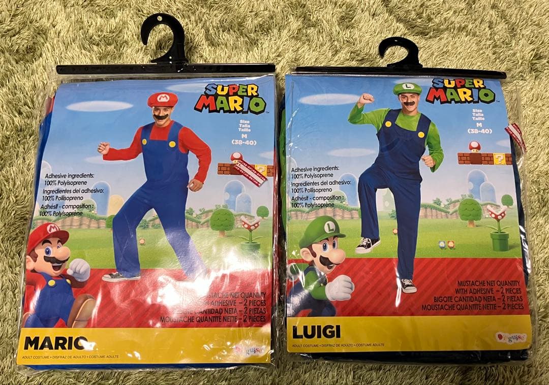 スーパーマリオ マリオ ルイージ コスチュームセット