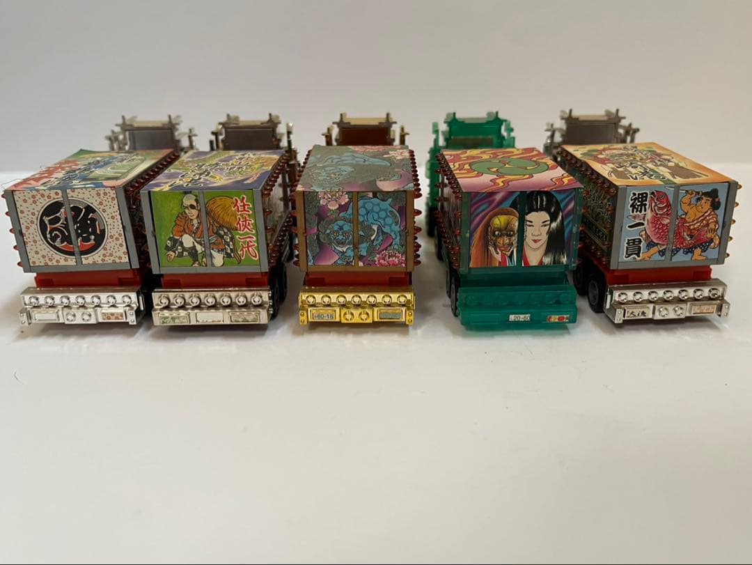 レトロ デコトラ チョロQフルセットケース付き
