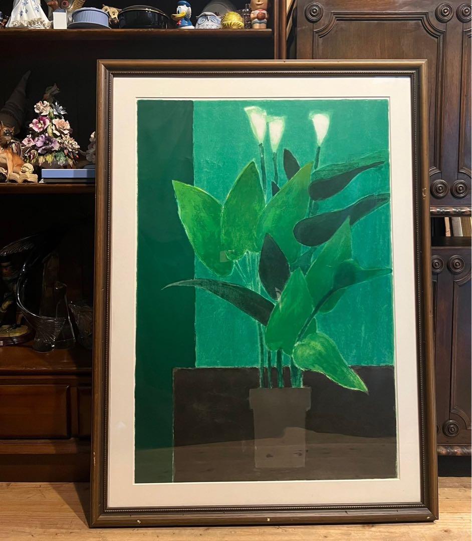 ベルナール カトラン リトグラフ ポスター 欄 絵画 額縁 アート インテリア