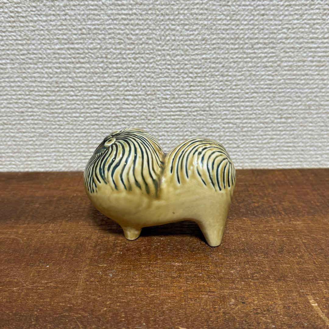 リサ・ラーソン/vintage陶器/ペキニーズ