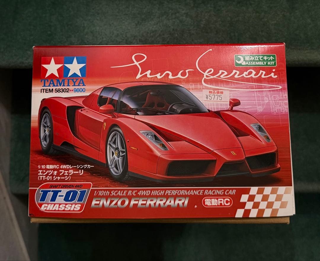 未組み立て●タミヤ★エンツォフェラーリ TT-01シャーシ 1/10スケール